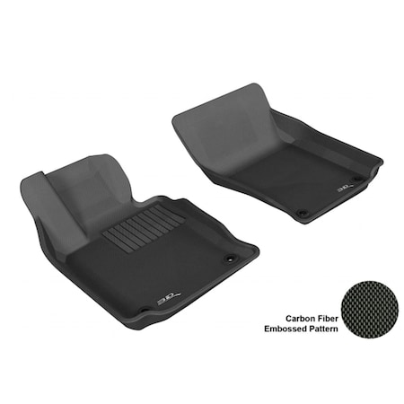 3D Maxpider PORSCHE PANAMERA 2010-2014 KAGU BLACK R1 Floor Mat L1PO00611509
